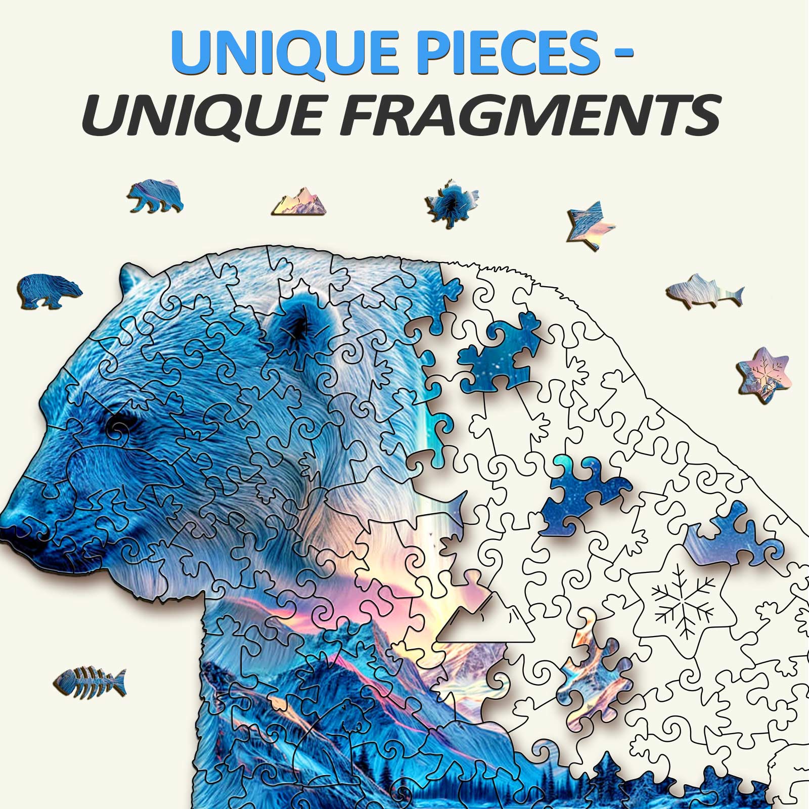 Frozen Dreams Wooden Jigsaw Puzzle