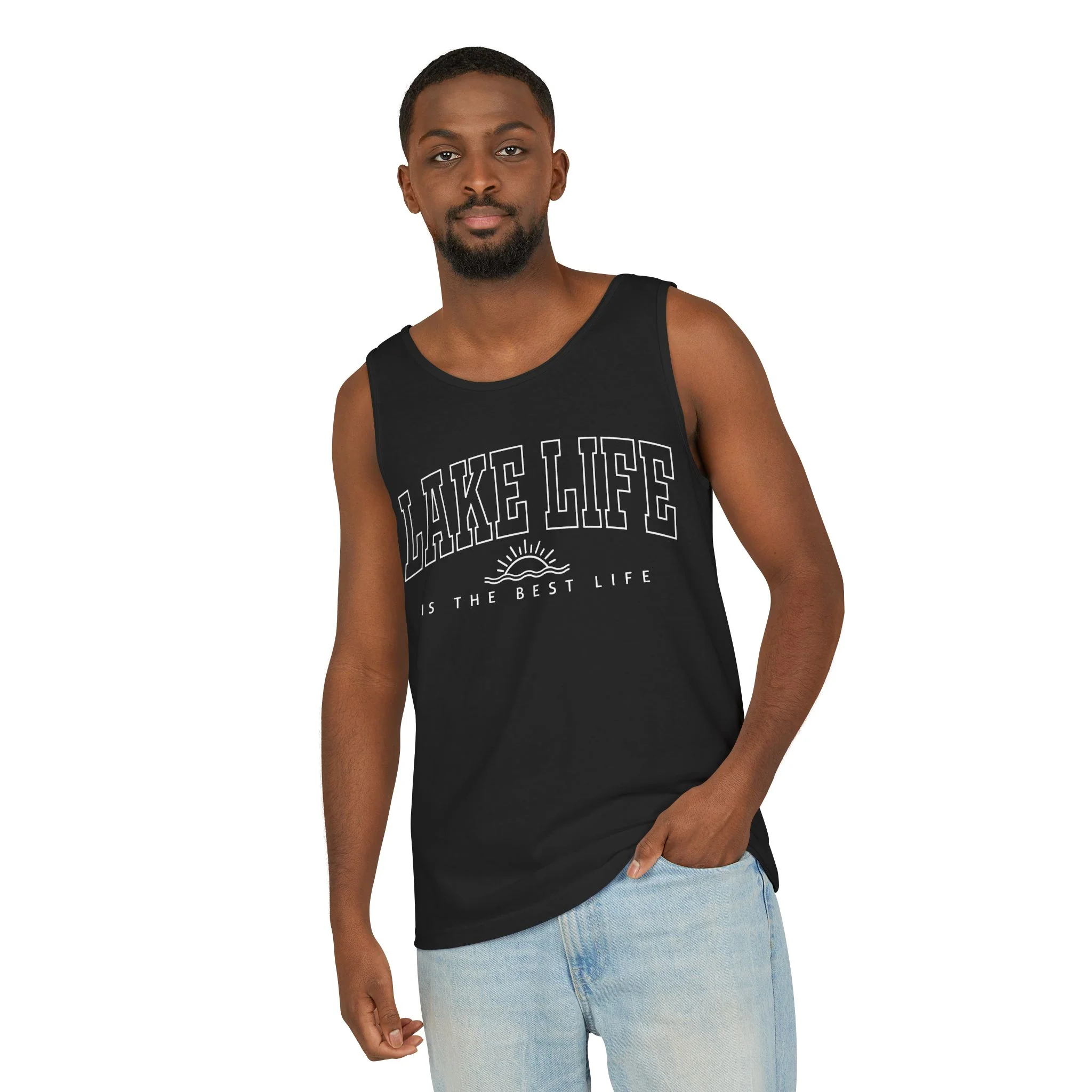 Lake Life Garment-Dyed Tank Top