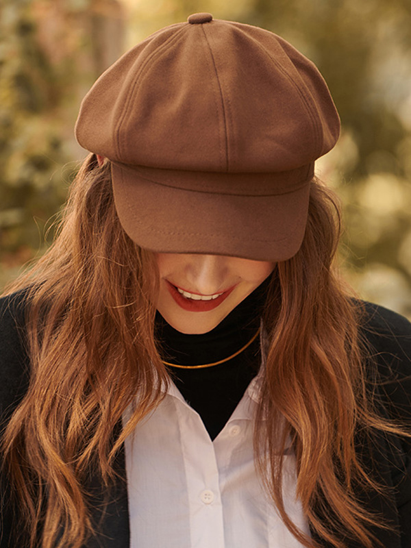 Simple 4 Colors Beret Hat