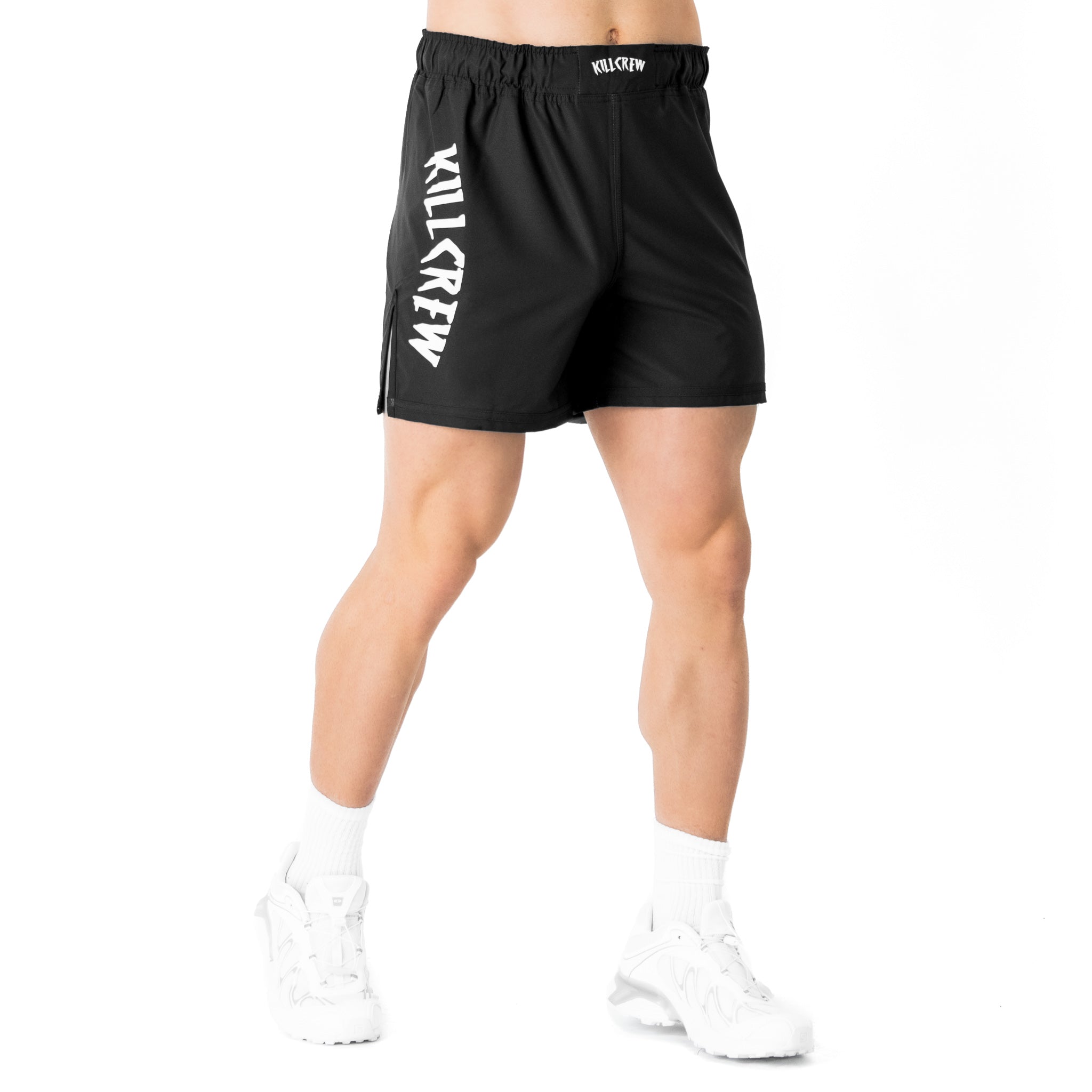 BSEM FIGHT SHORTS (THAI CUT) - BLACK