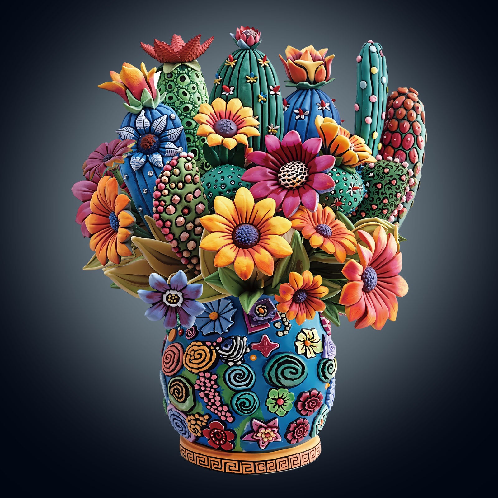 Blooming cactus Wooden Jigsaw Puzzle