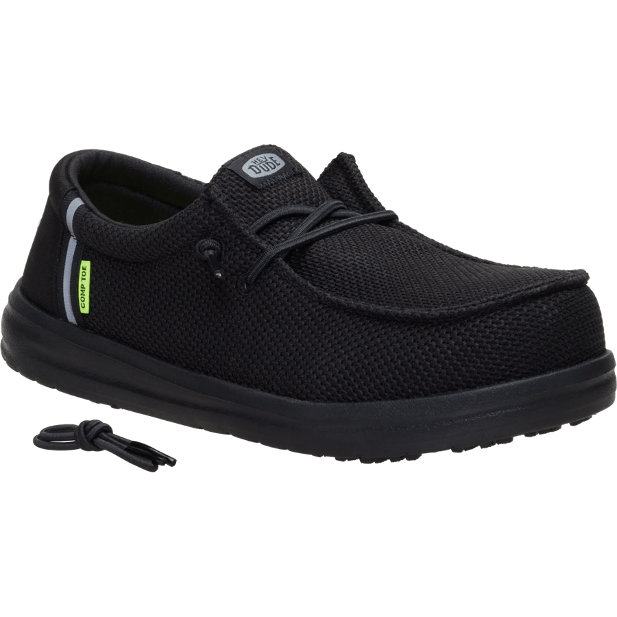 Wendy Work Comp Toe - Black/Black