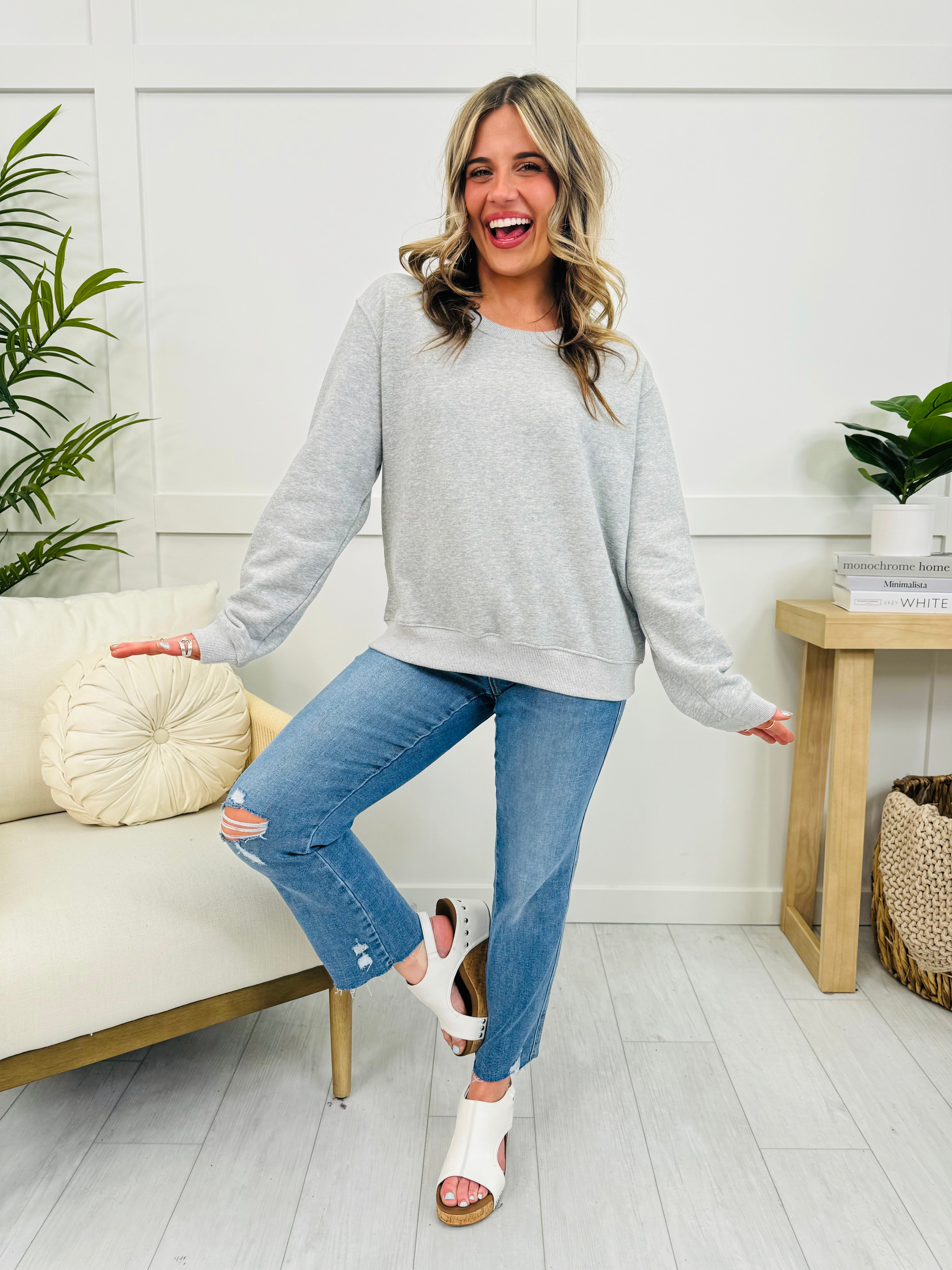 REG/CURVY MOCO Exclusive Basic Babe Pullover- Multiple Colors!