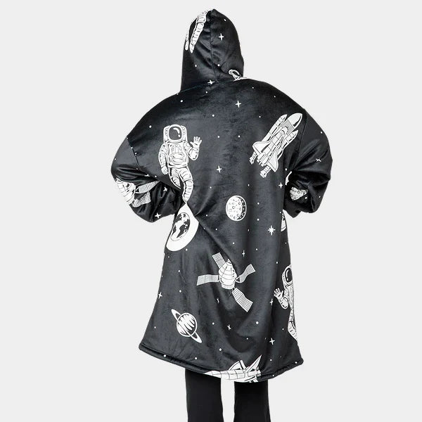 Wearable blanket Oversized with sherpa lining One size fits most.