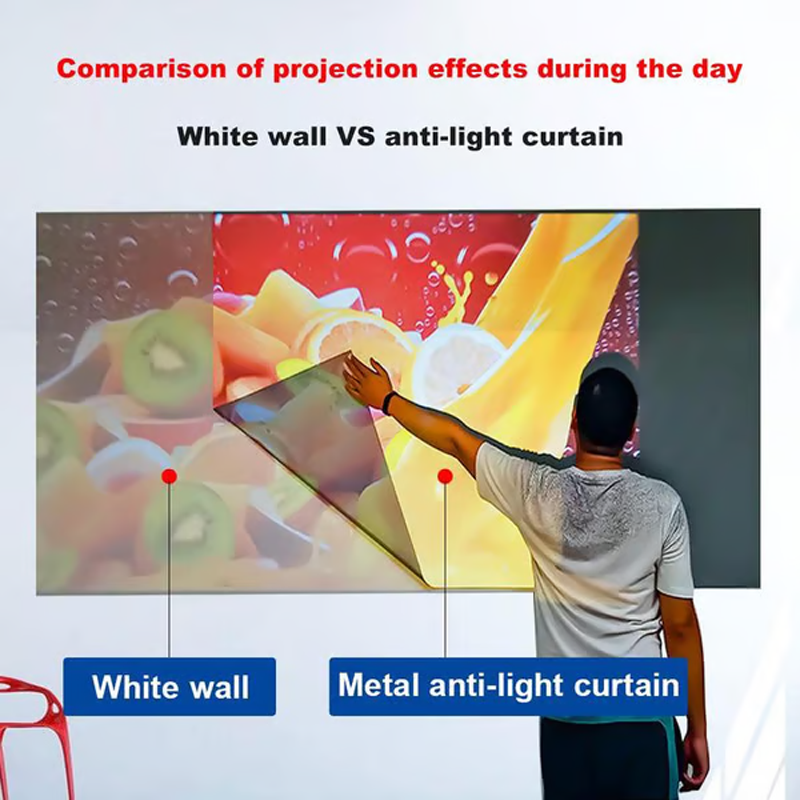 🔥 Hot Sale 50% OFF 🔥Foldable Anti-Light Projector Screen