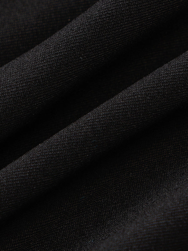 Deep V Long Sleeve One Piece