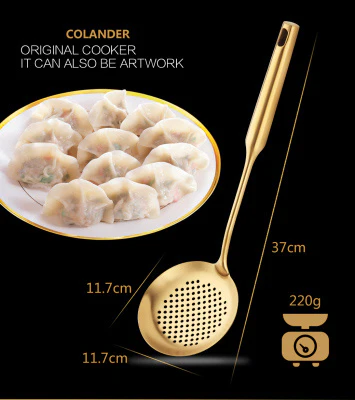 Golden Kitchen Utensil Set