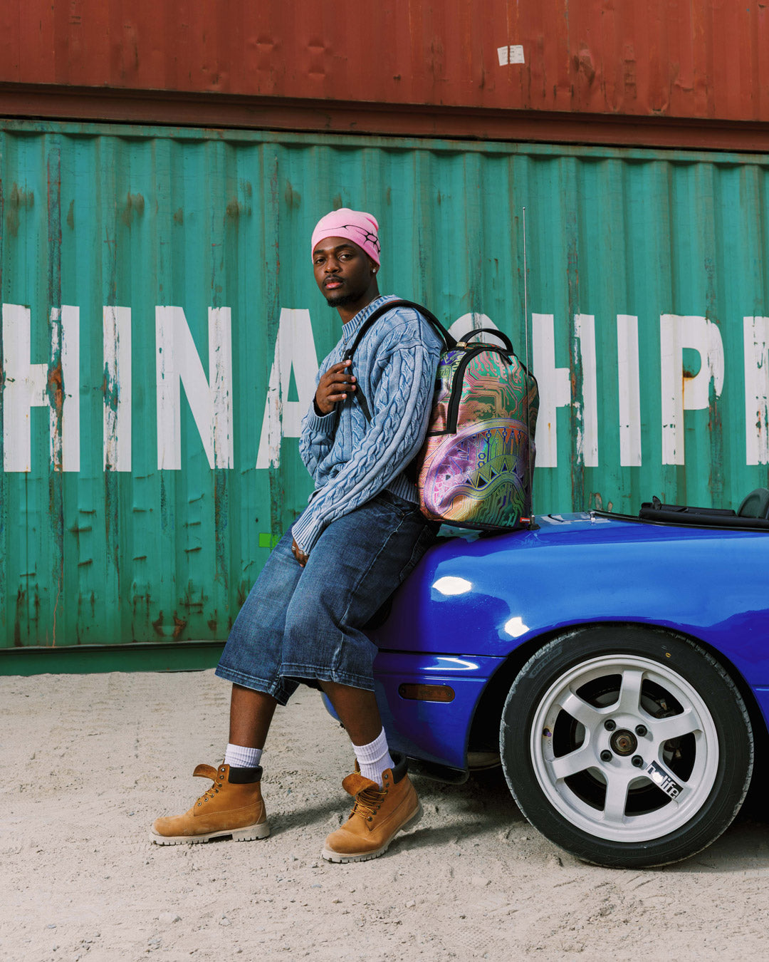 CIRCUIT BOARD MAGNETIC GRID BACKPACK