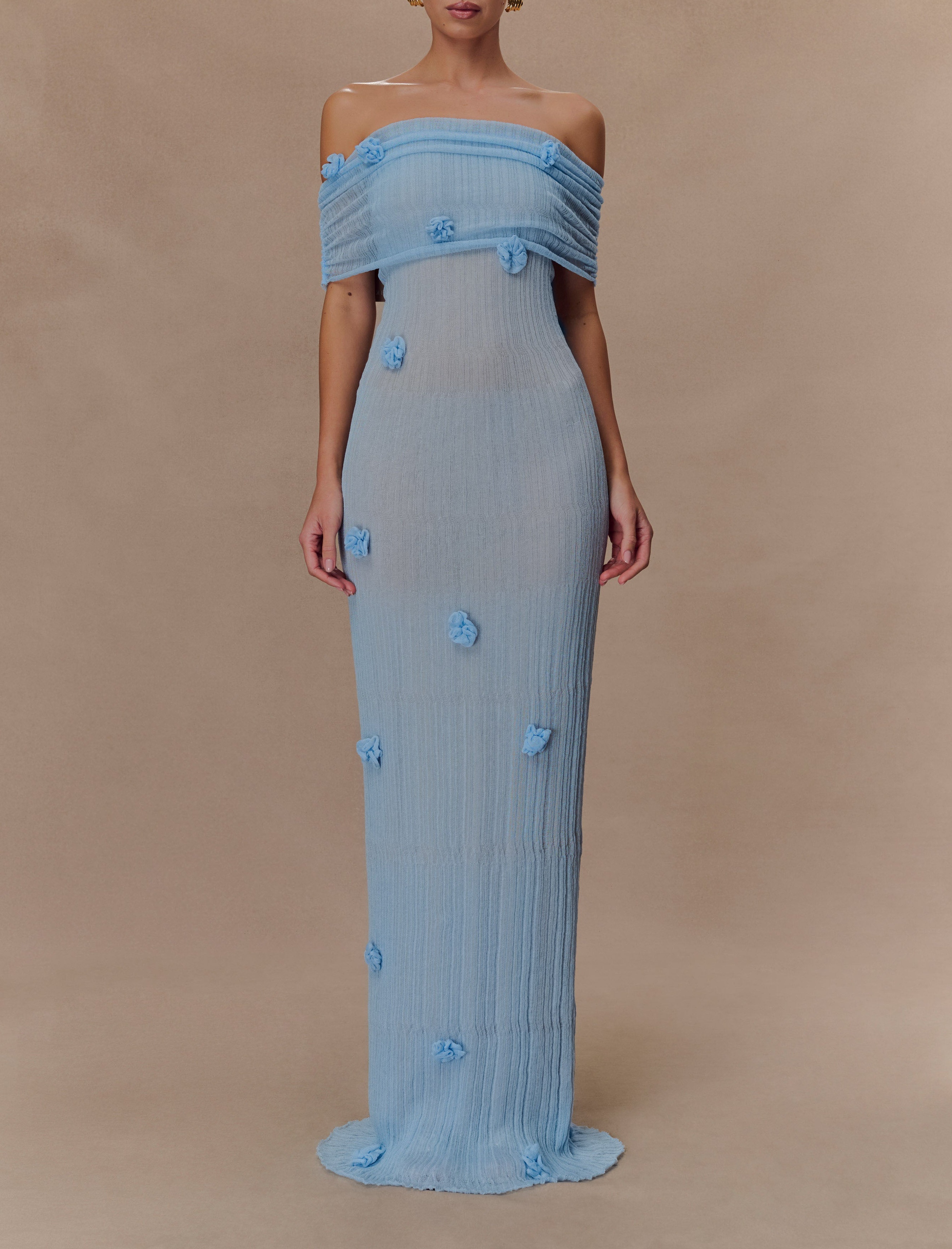 Blue Orchid Knit Maxi Dress