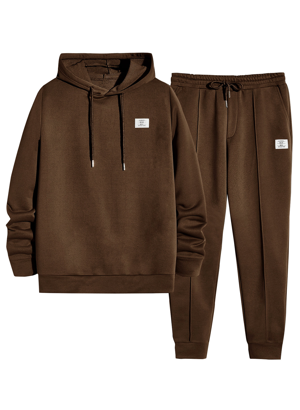 Men's 2 Piece Outfits Hoodie Sweatshirt Tracksuit & Joggers Sweatpants Sweatsuit Set