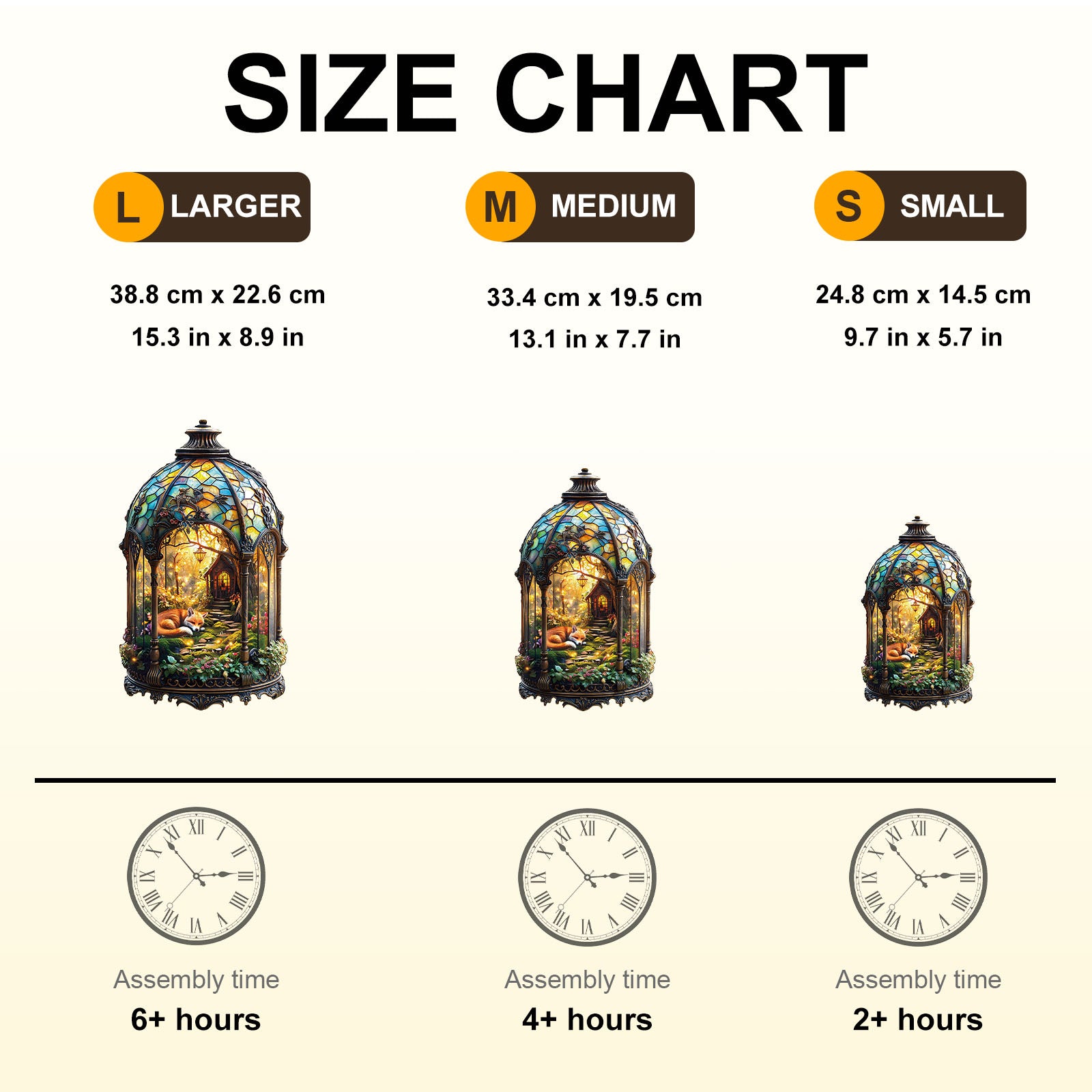 Lantern Fox  Wooden Jigsaw Puzzle