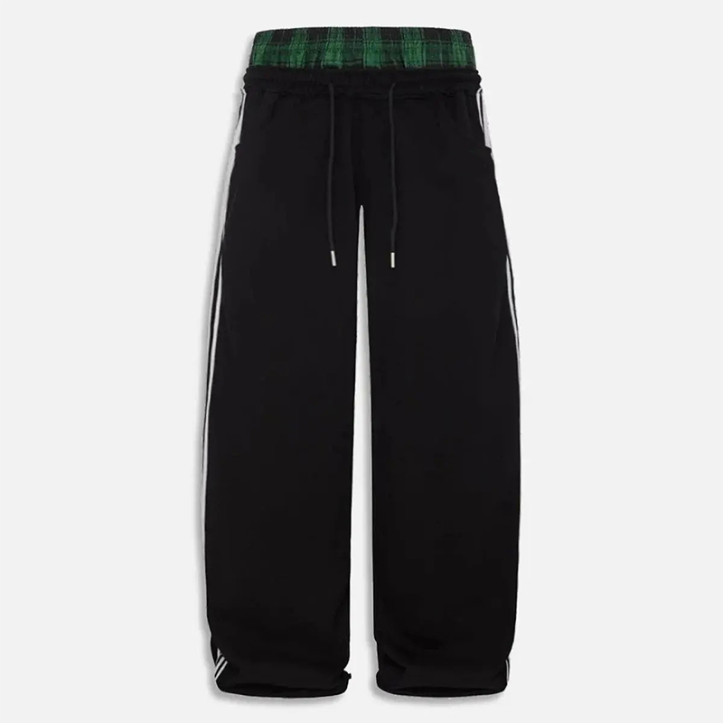 🧩🧩🧩Unisex Plaid Patchwork Sweatpants