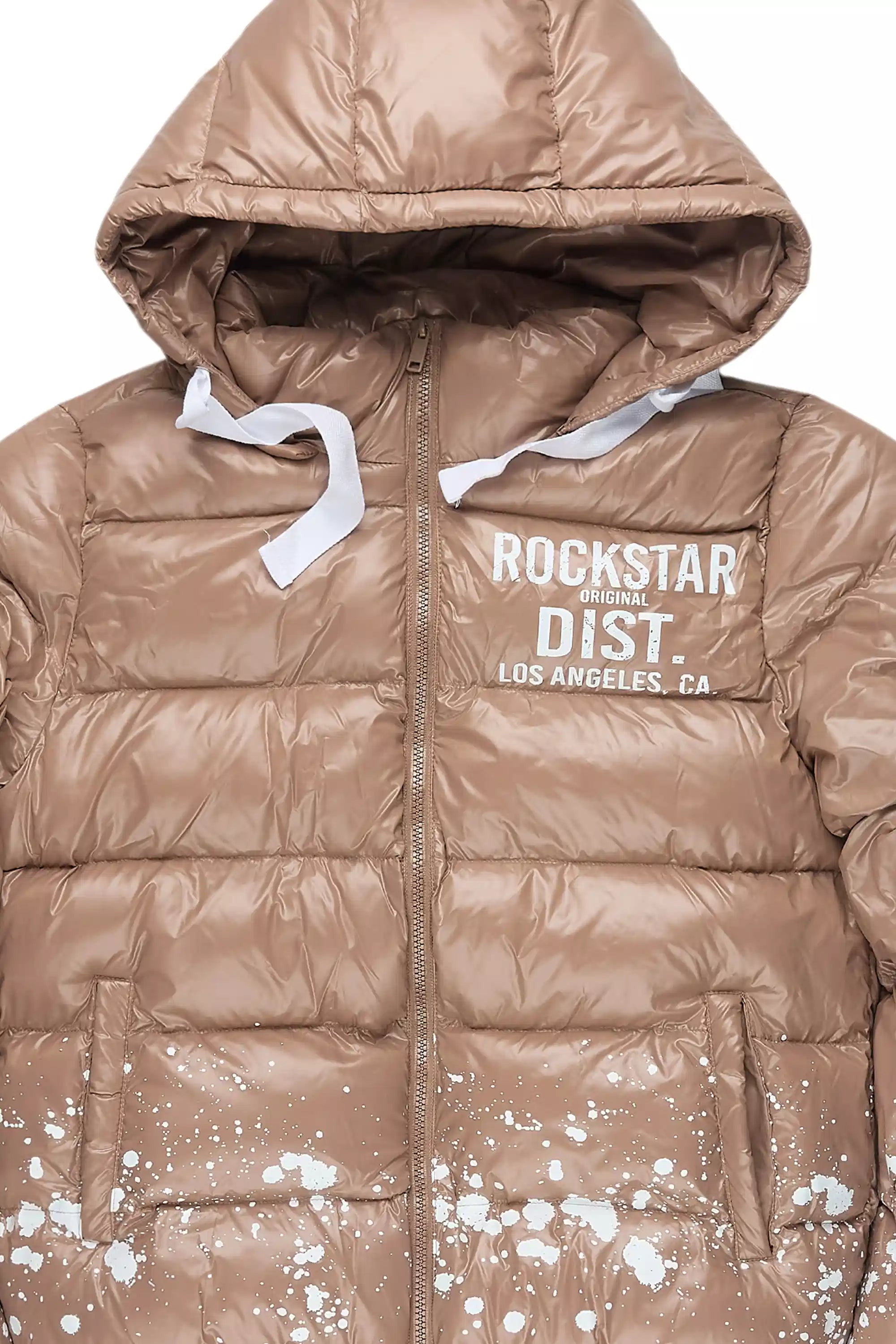Art Dist. 2.0 Mocha Puffer Jacket