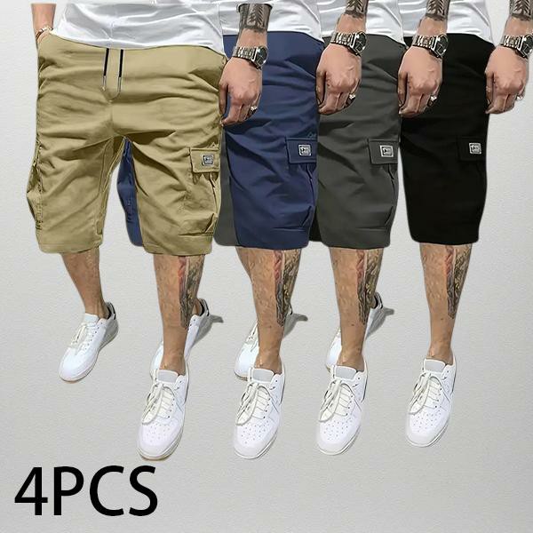 🩳 Men's Casual Summer Shorts – Slanted Pocket Everyday Comfort