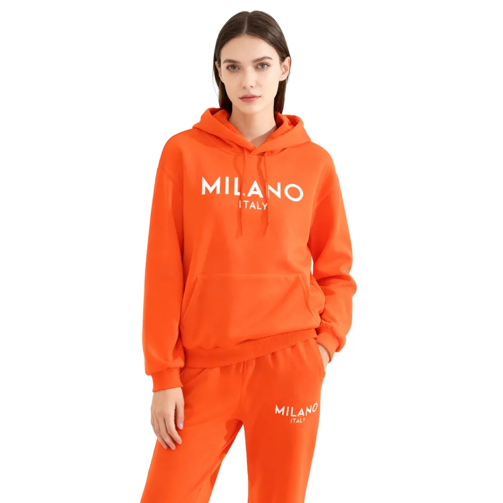 Wmen's Milano Printed Hoodie Set