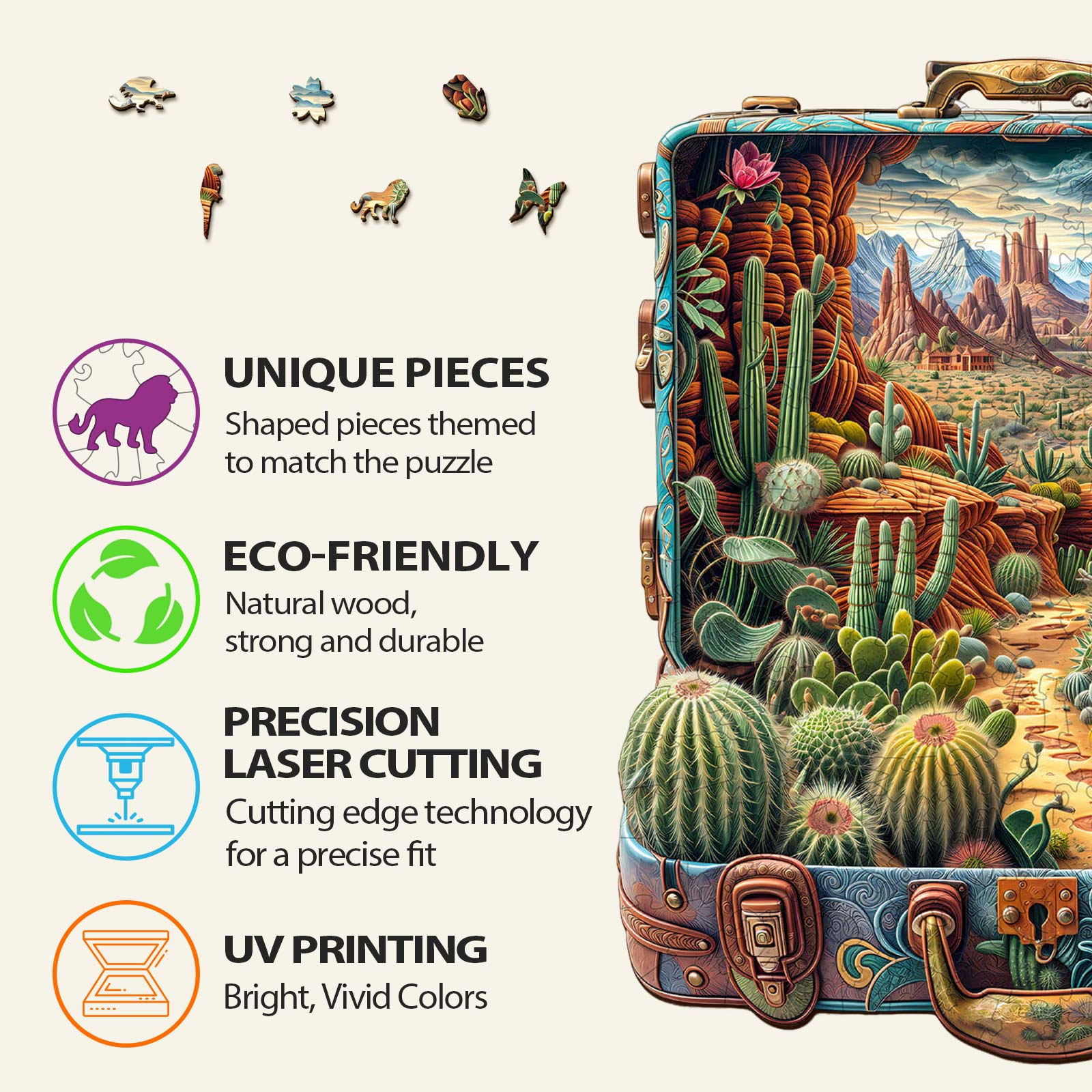 Desert Odyssey-2 Wooden Jigsaw Puzzle