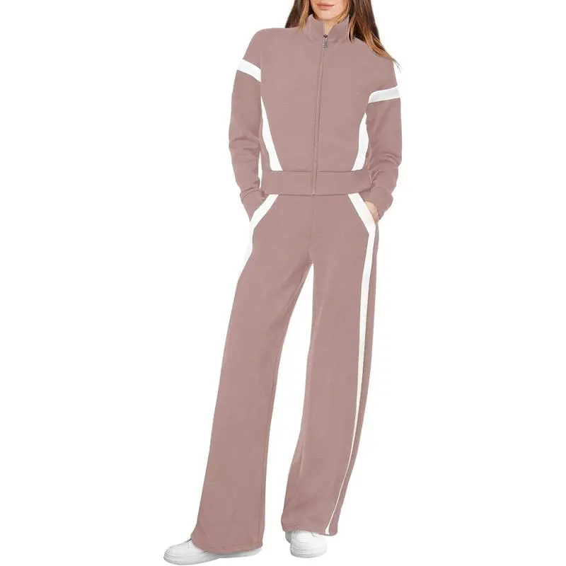 Women 2 Piece Outfits Tracksuit Matching Set