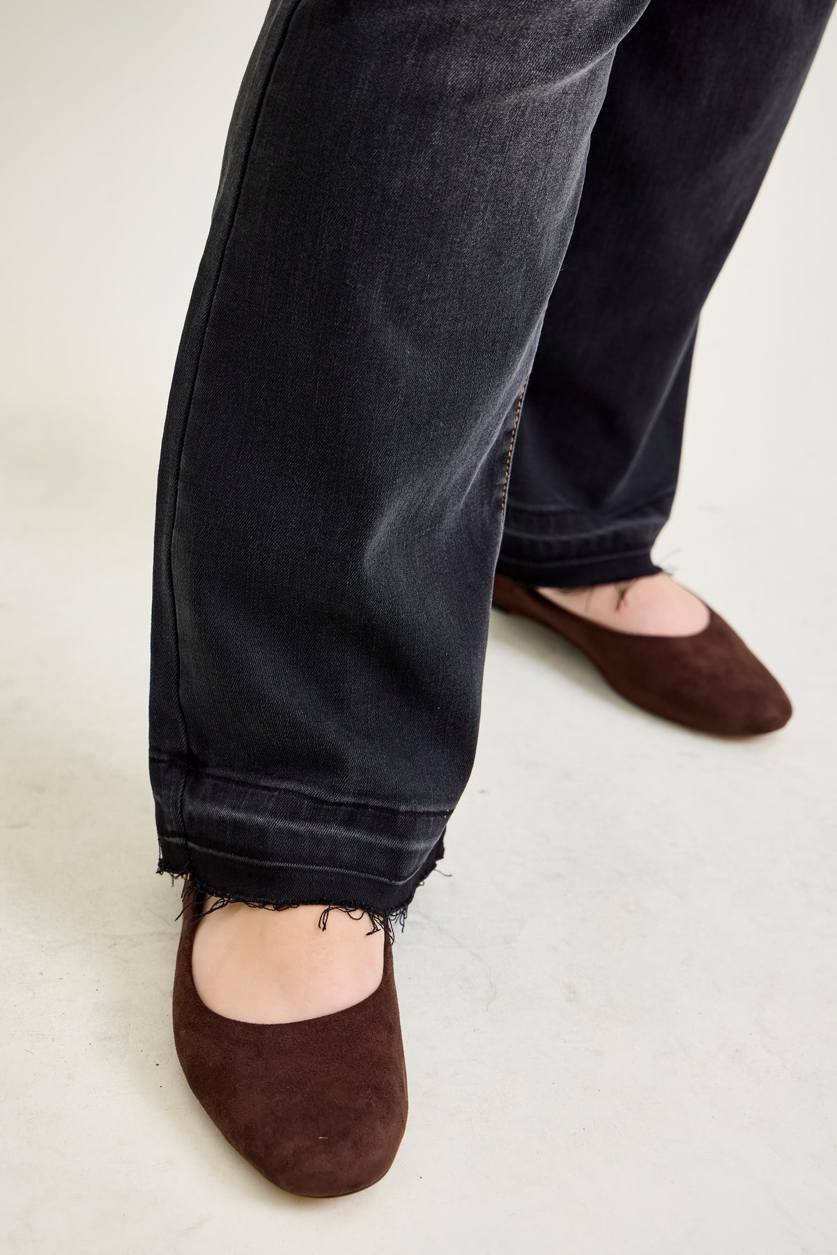 Daisy Released Hem Slim Bootcut Jeans - PLUS