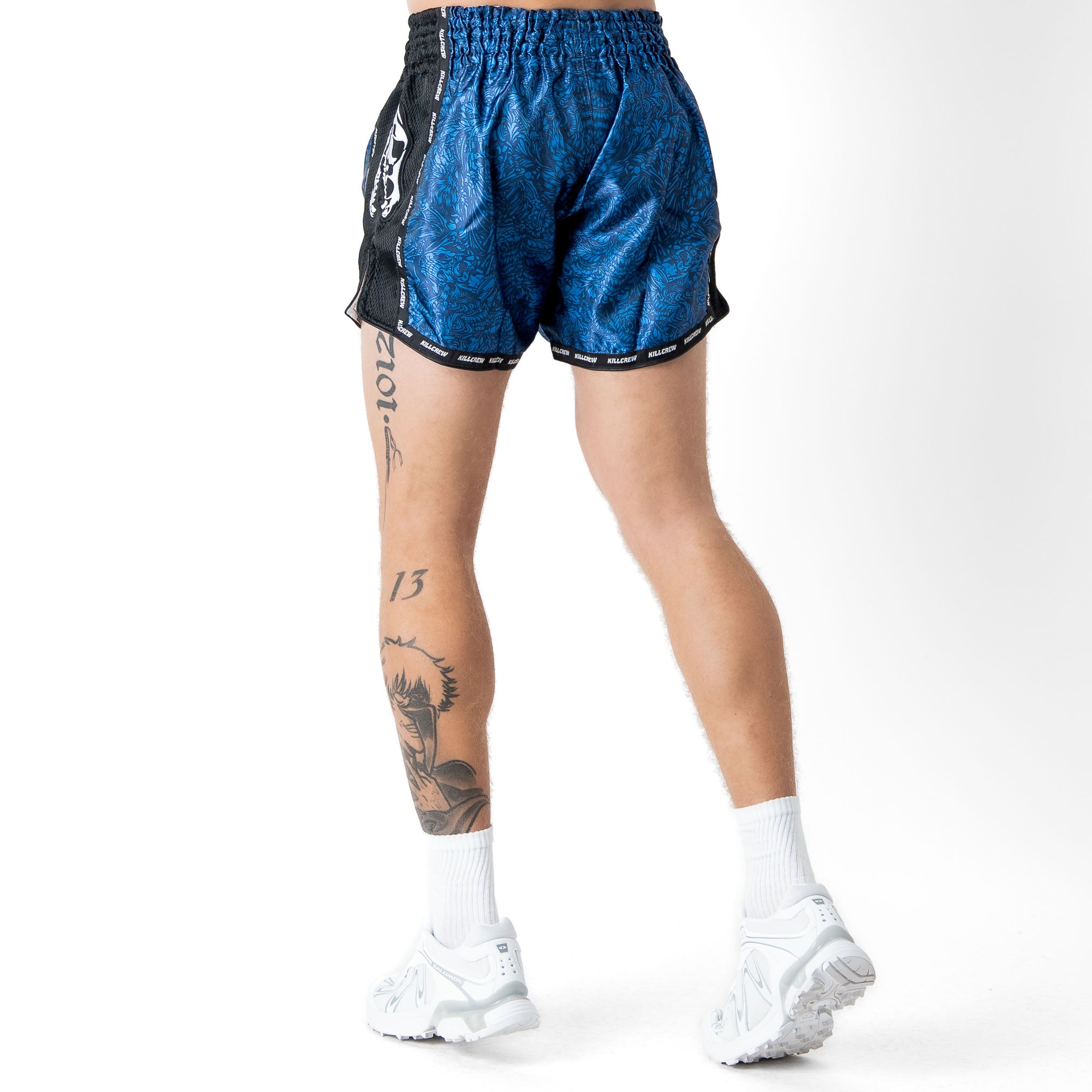 MUAY THAI FIGHT SHORTS - BLUE