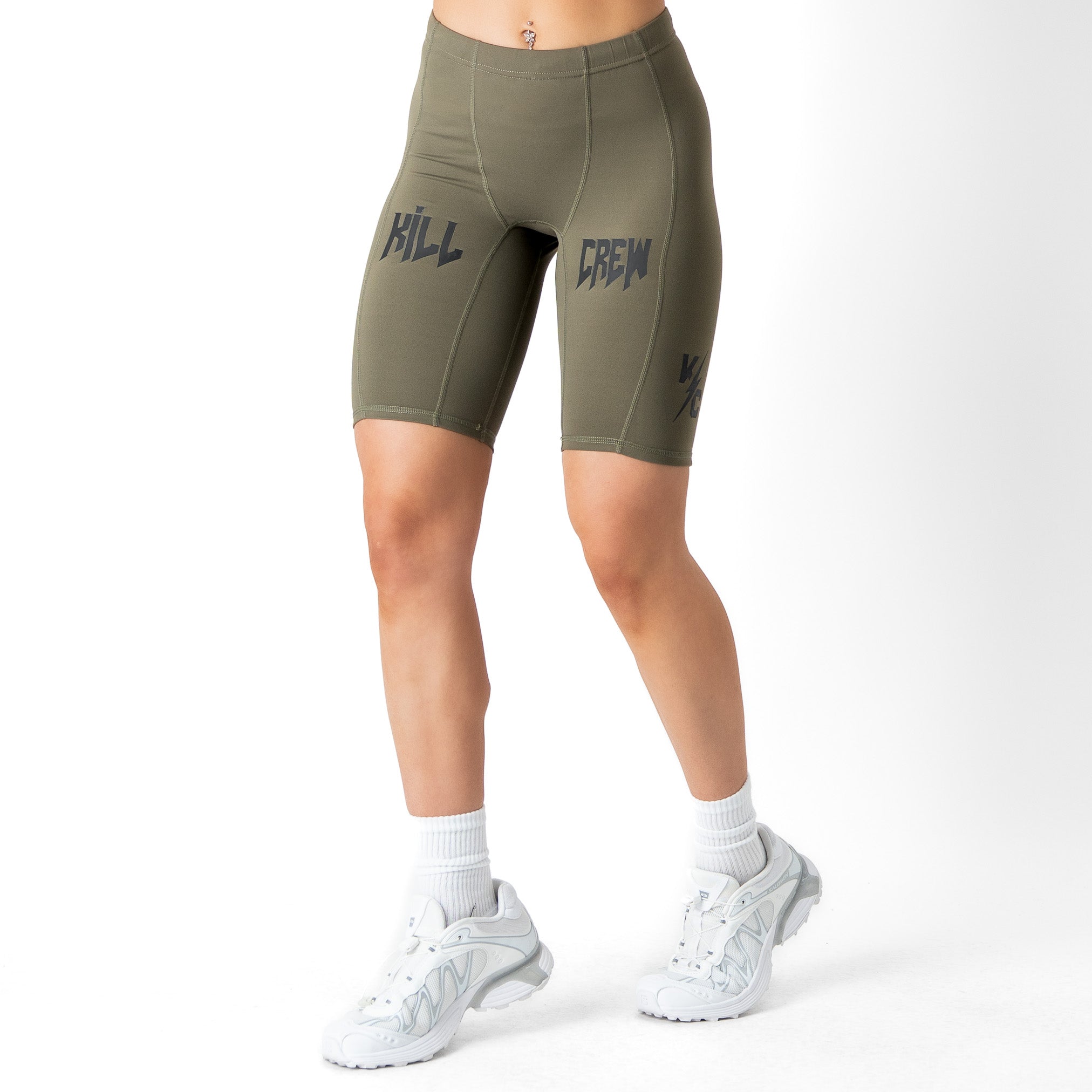 TIRADE TECH COMPRESSION SHORTS - OLIVE
