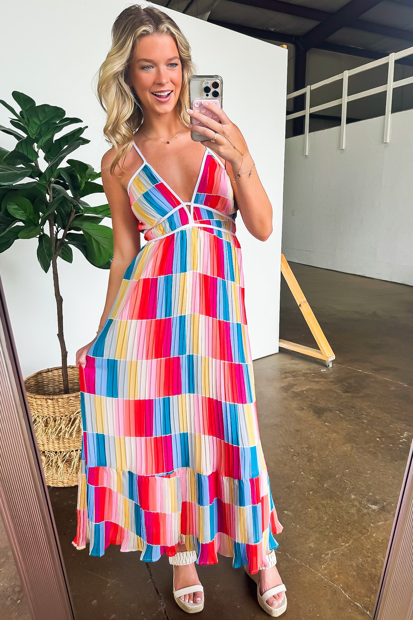 Multi Color Maxi Dress