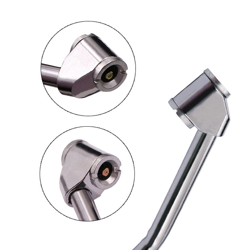 Heavy-Duty Tire Inflator with Pressure Gauge