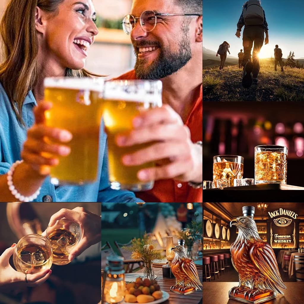 Eagle Whiskey Bottle