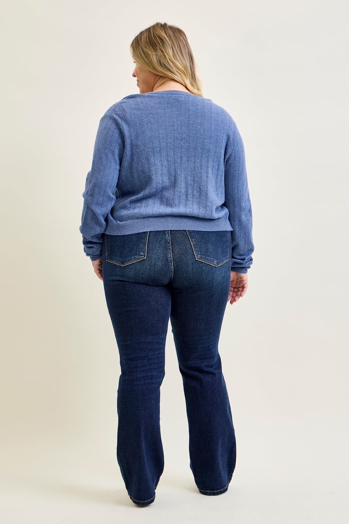 Daisy Dark Dream Mid Rise Bootcut - PLUS