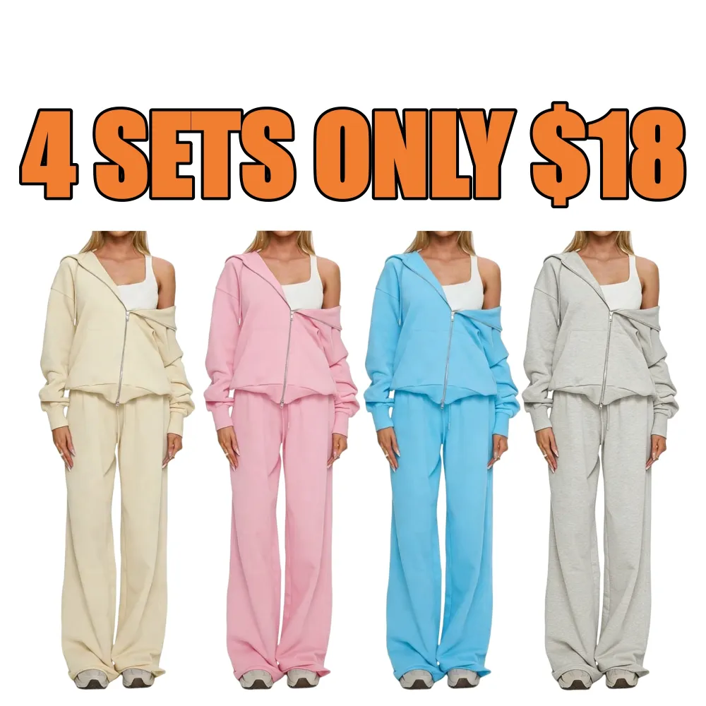 Women’s Fall-Winter 2-Piece Hoodie Tracksuit