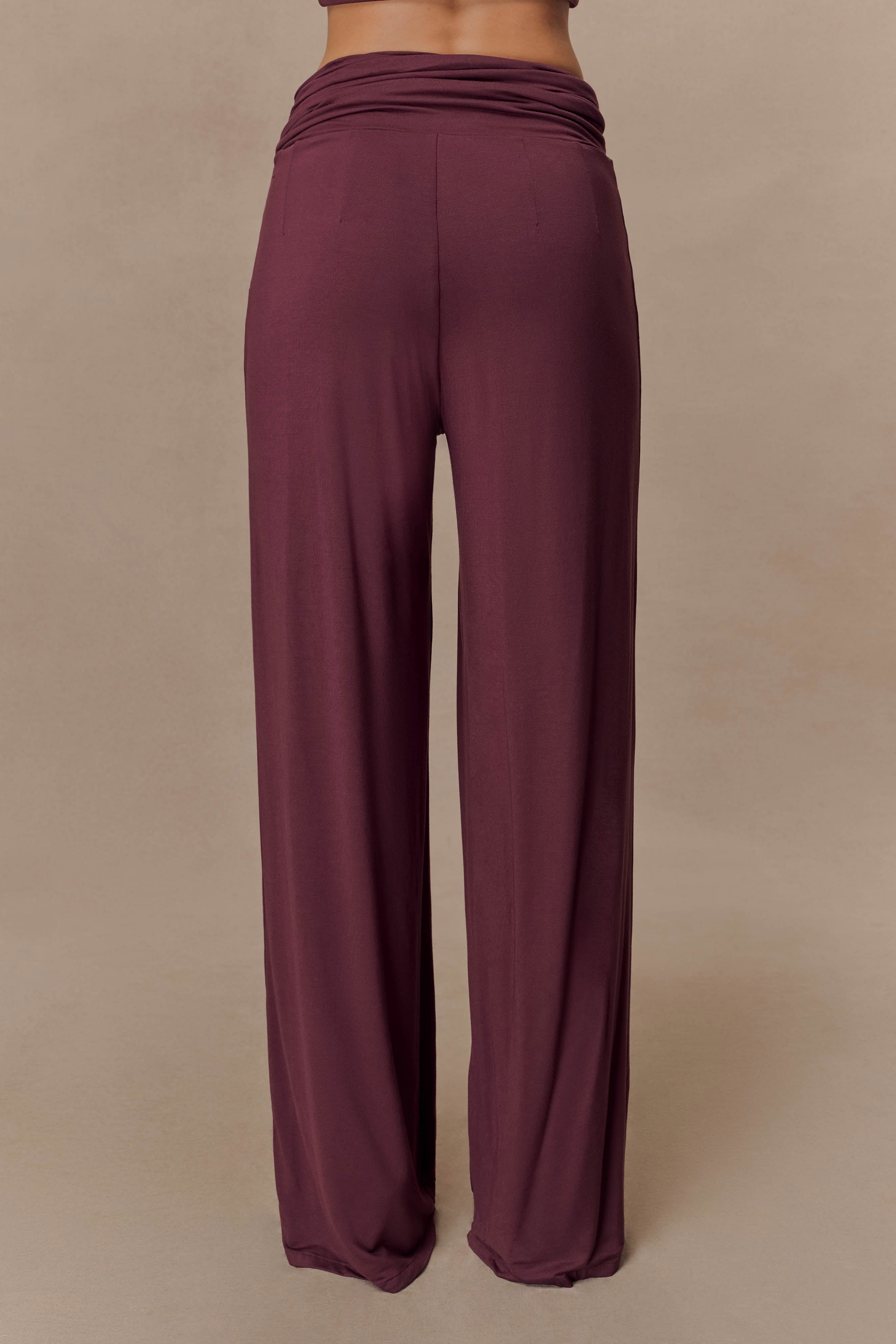 Mahogany Modal Straight Leg Pant