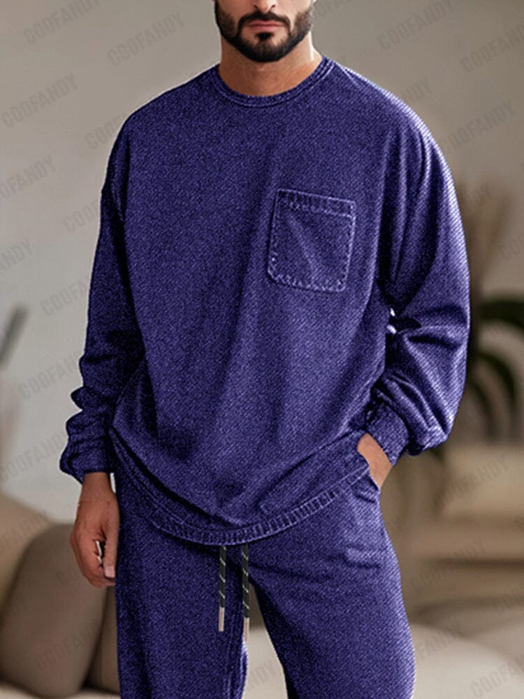 Soft Cotton Denim 2-Piece Set