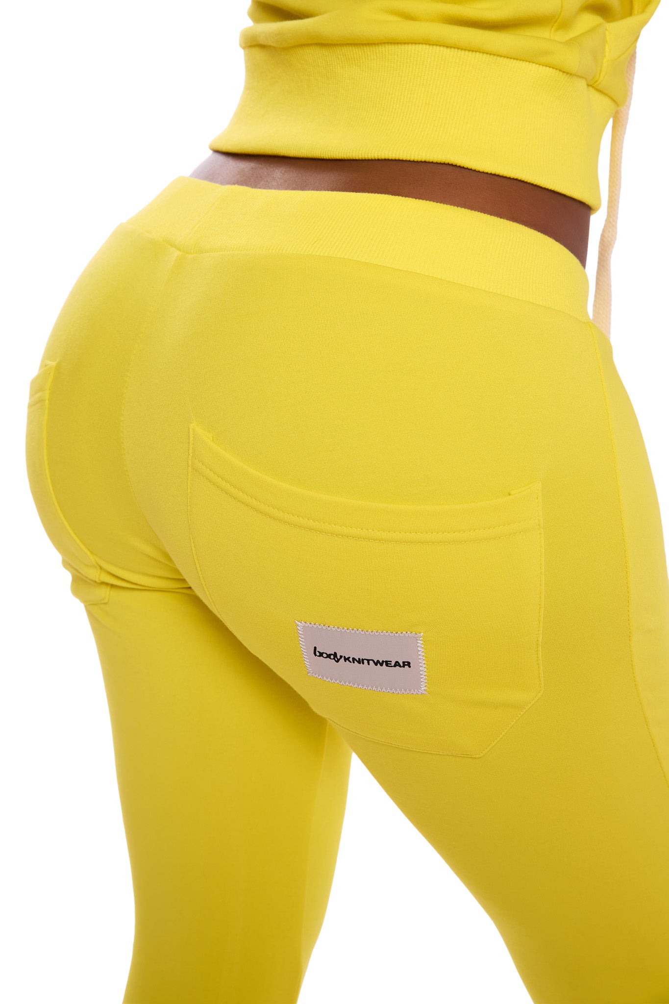 BODY KNITWEAR PANTS (YELLOW)