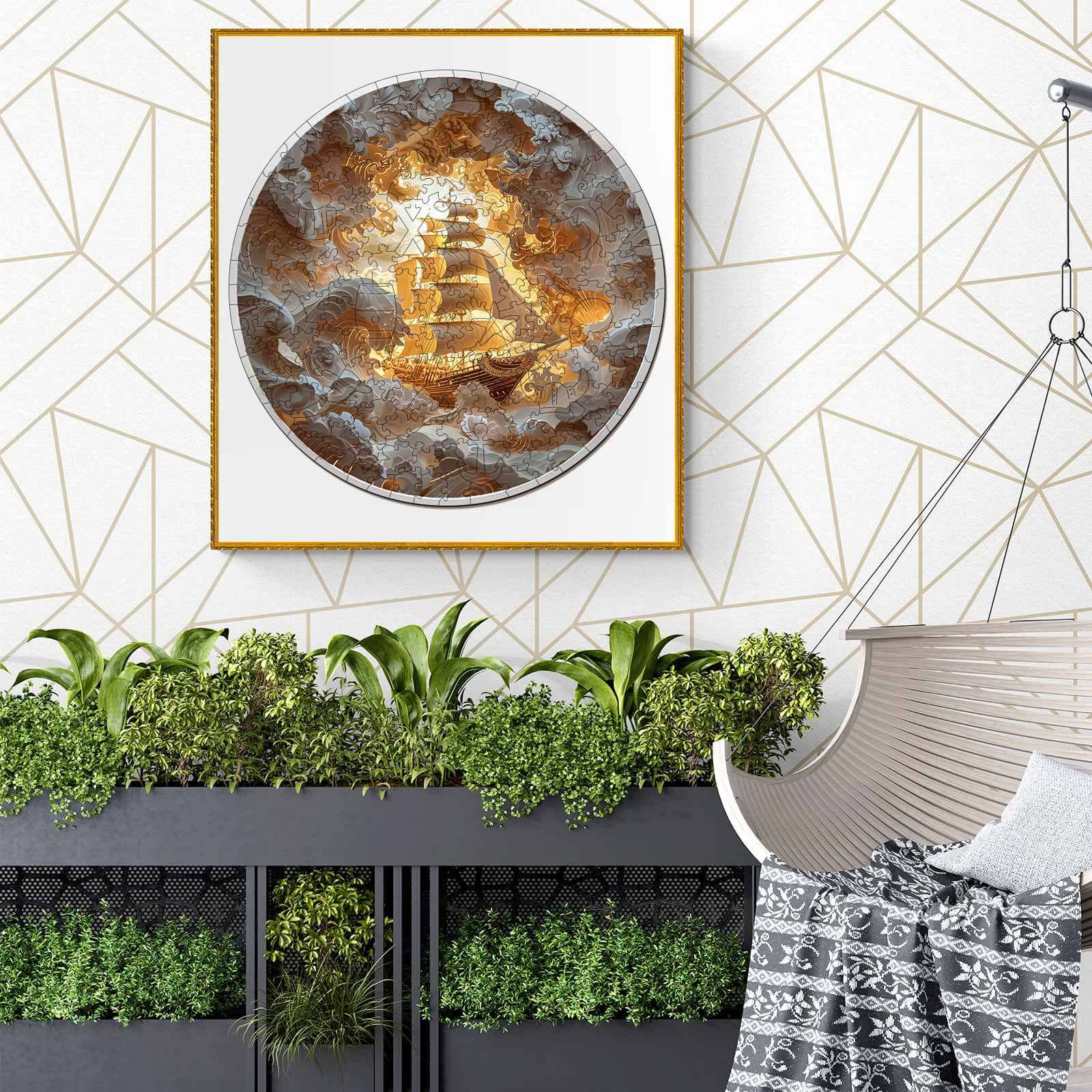 3D Sailing-2 Wooden Jigsaw Puzzle