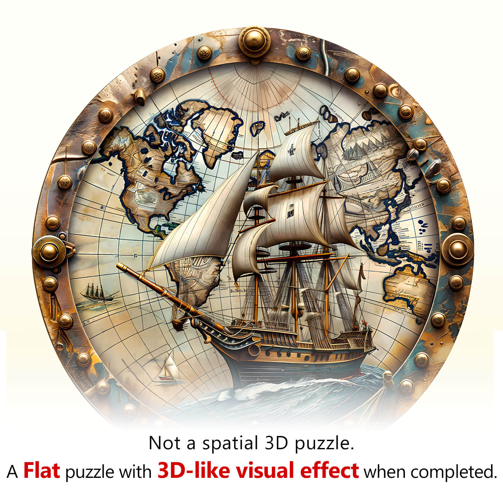 World Voyage Wooden Jigsaw Puzzle