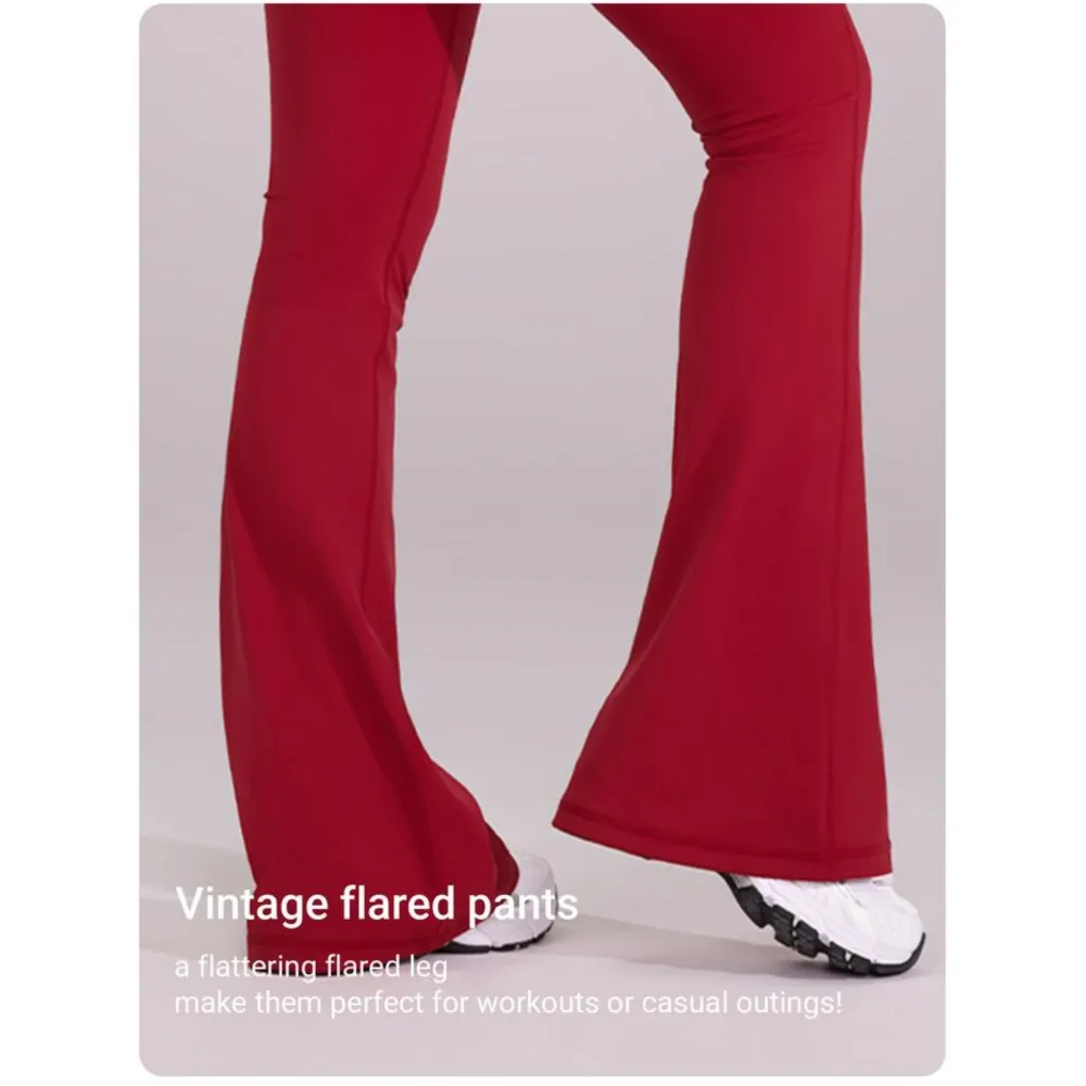 Women's Yoga Flare Leggings with Pockets Hidden