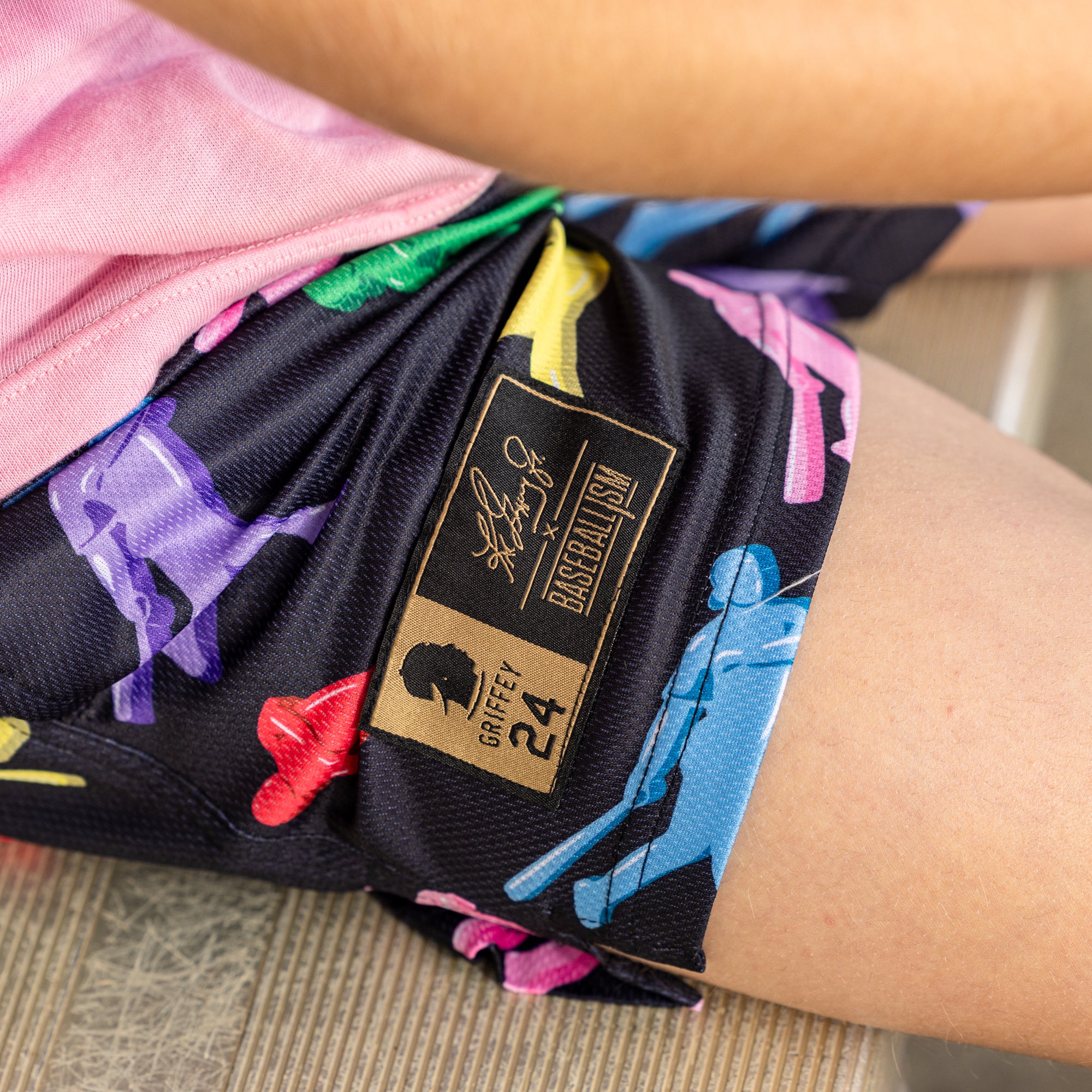 Griffey Jr. Sweet Swings Gummy Candy Diamond Air Mesh Shorts - Youth