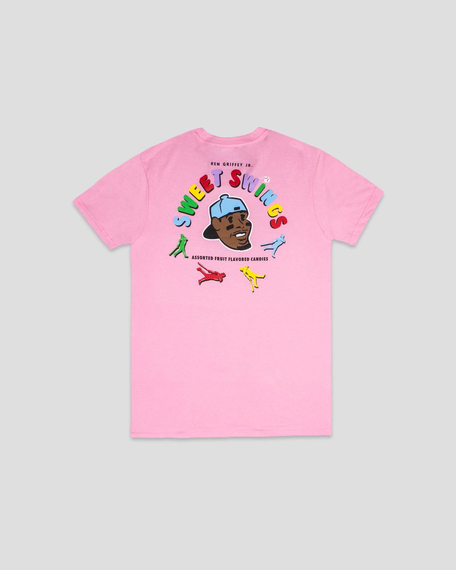 Griffey Jr. Sweet Swings Gummy Candy Youth T-Shirt - Pink