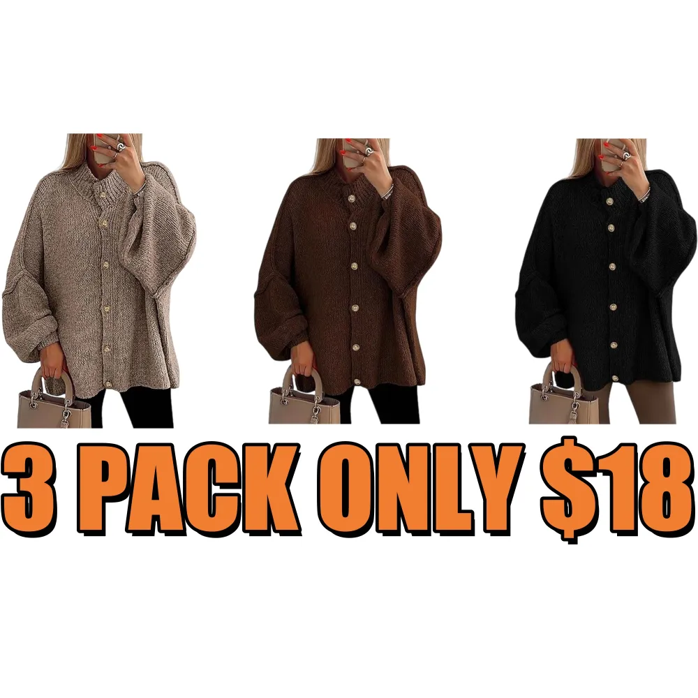 Women's Winter Button Down Cardigan Sweaters