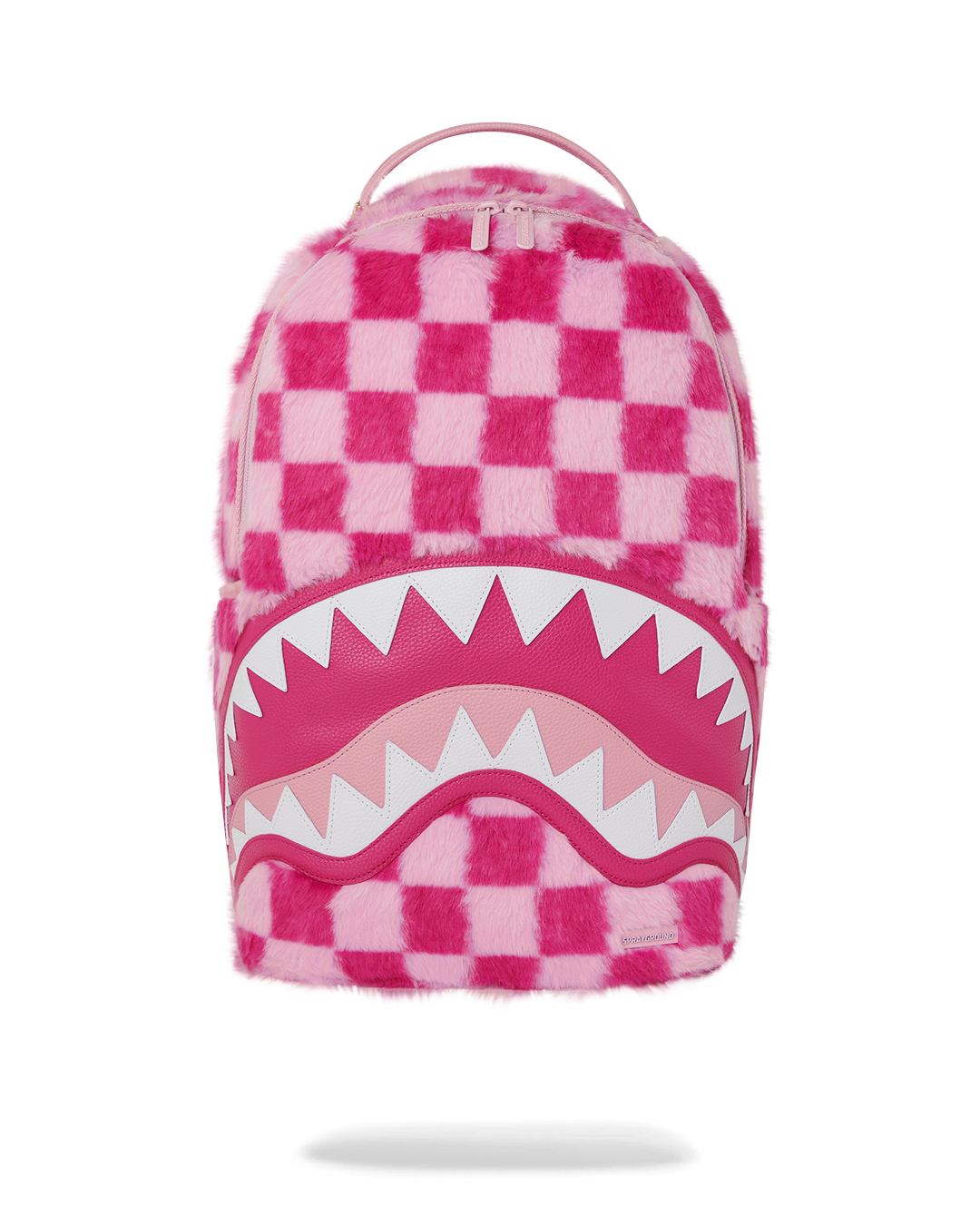 FURZILLA SHARK (PINK CHECK) BACKPACK