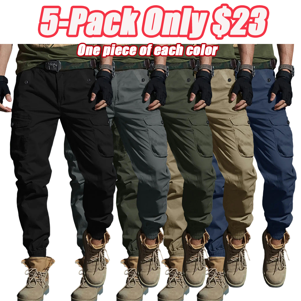 Tactical Cargo Joggers with Multi-Pocket Design - Rugged Style for Outdoor & Urban Adventures