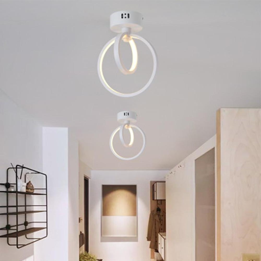 2 Ring Flush Mount Ceiling Light Minimalist Acrylic LED Light