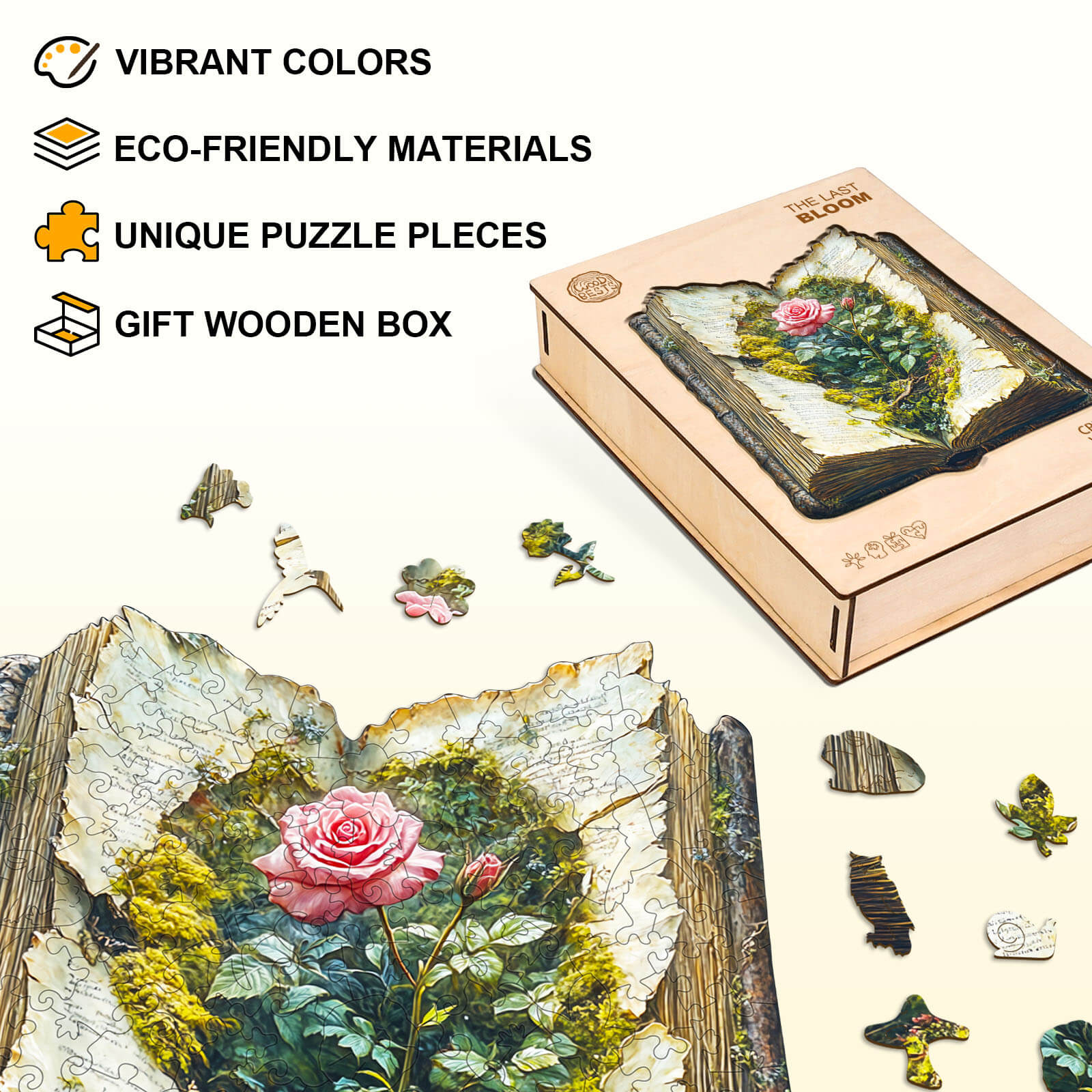 The Last Bloom  Wooden Jigsaw Puzzle