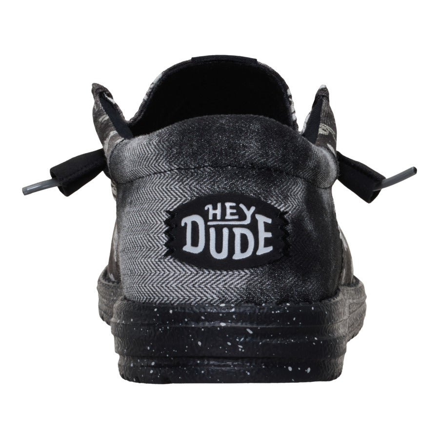 Wally Funk Skull Print - Black/Black Oyster