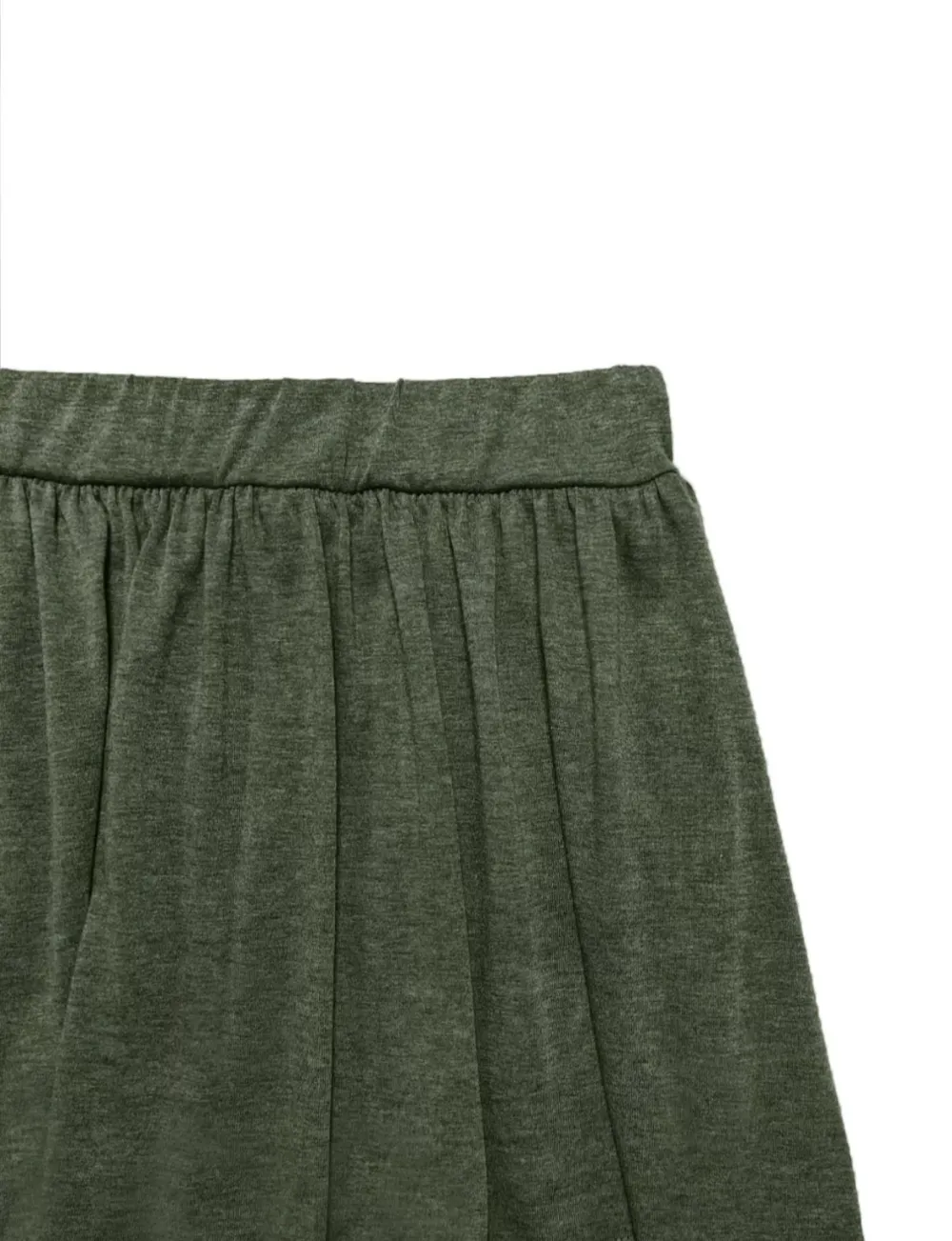 Women's Solid Color Tee & Pleated Skirt Two-Piece Set