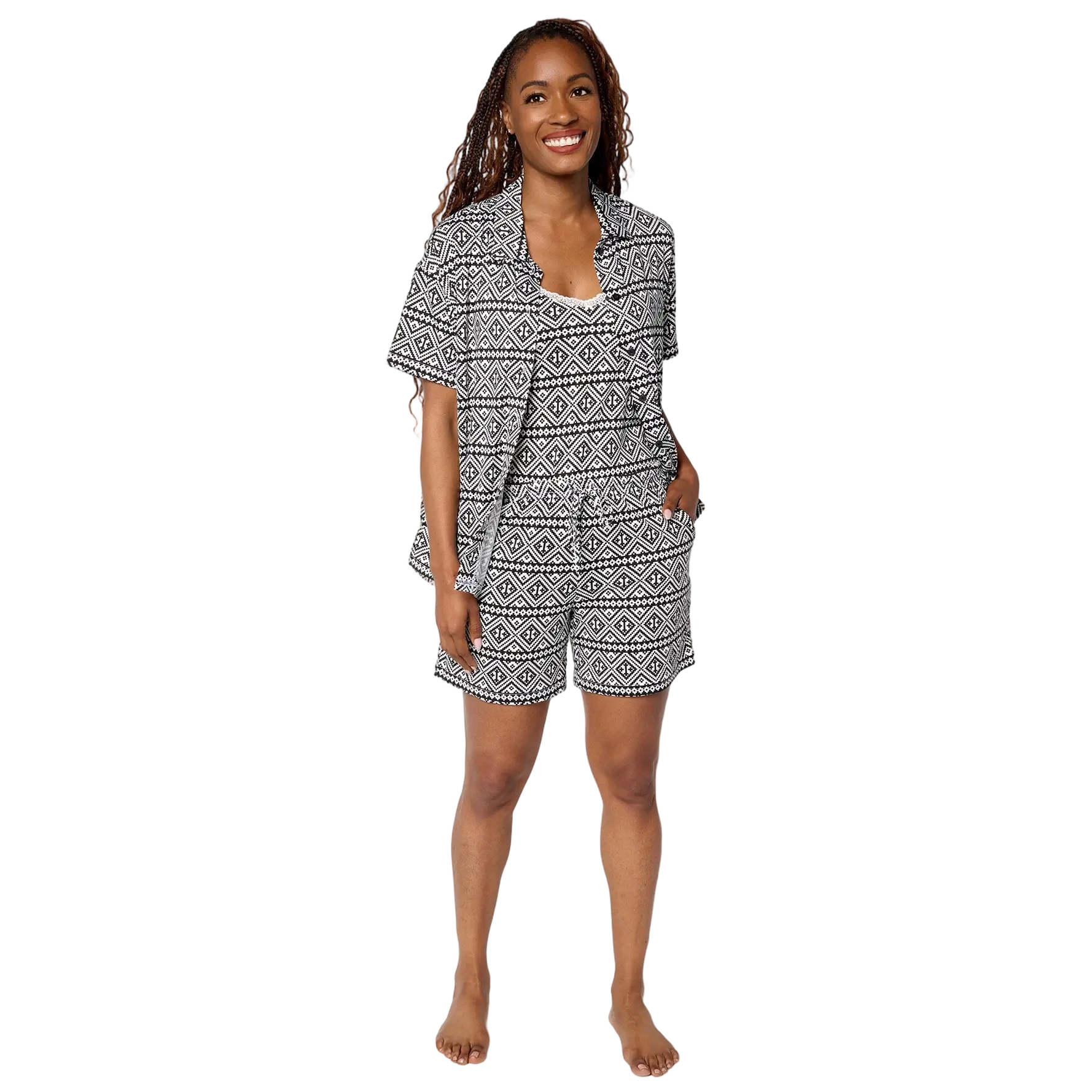 ✨ Cozy Cloud Knit 3-Piece Pajama Set – Women's Ultra-Soft Sleepwear