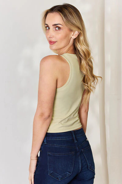 Everyday Ease Round Neck Slim Tank (multiple color options)