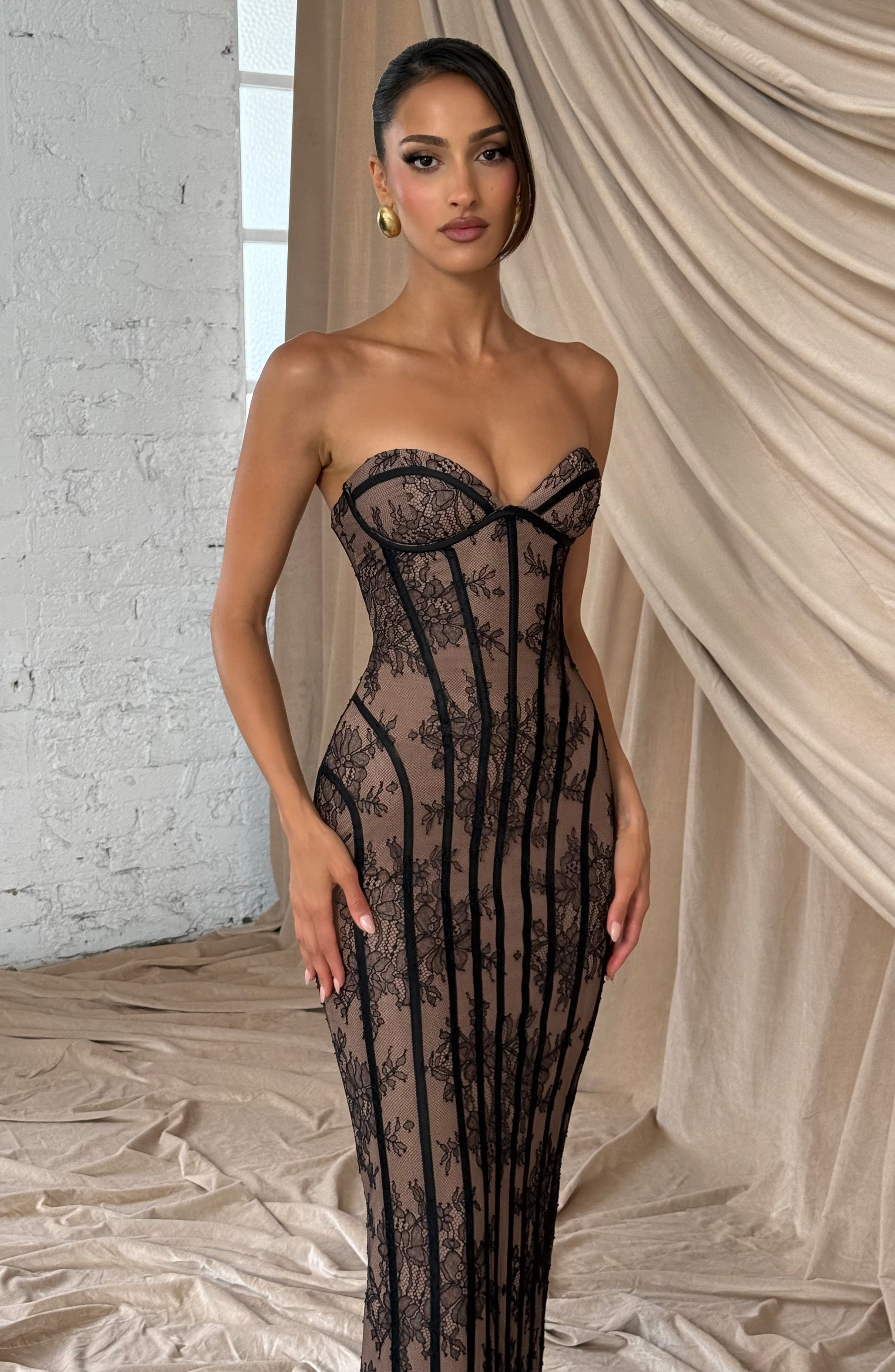 Sian Maxi Dress - Black