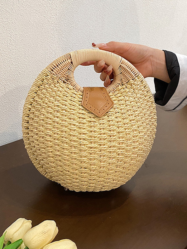 Geometric Woven Handbags
