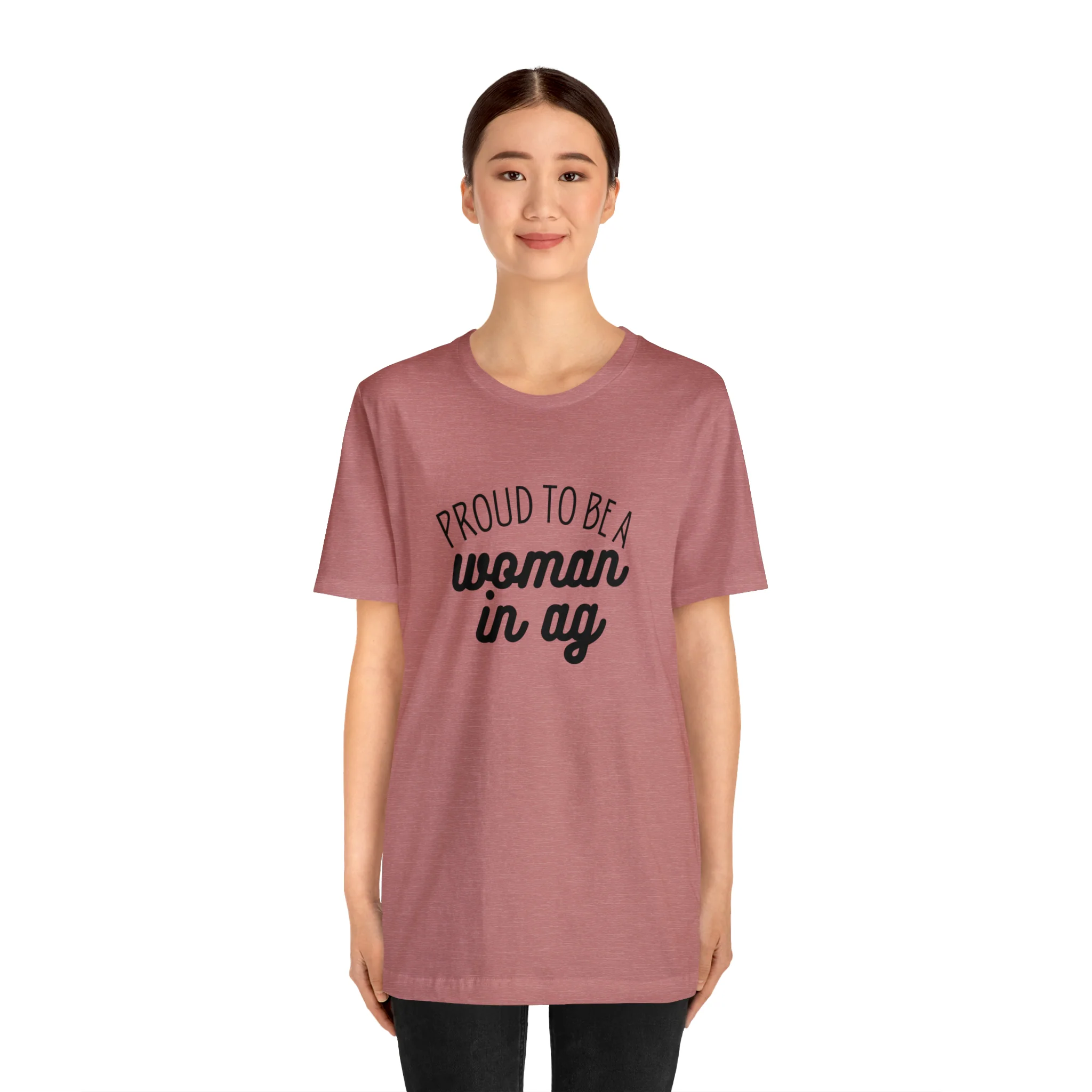Woman in Ag Unisex Jersey Short Sleeve Tee