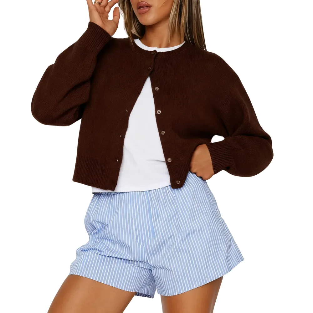 Cropped Cardigan Sweaters for Women